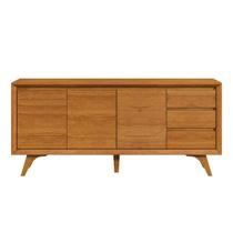Buffet Vertex 3 Portas 3 Gaveta Naturalle Pés Madeira Maciça Buffet Vertex 3 Portas 3 Gaveta Naturalle Pés Madeira Maciça