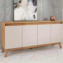 Buffet Vieiro Flip 4 Portas 16131-193527 Mel Com Off White Buffet Vieiro Flip 4 Portas 16131-193527 Mel Com Off White