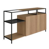 Buffet York 2 PT Hanover e Preto