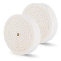 Buffing Wheels Drixet de algodão fino extra grosso de 6 polegadas (pacote com 2) Buffing Wheels Drixet de algodão fino extra grosso de 6 polegadas (pacote com 2)