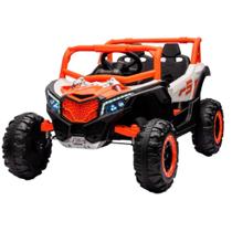Buggy Off Road Carrinho Elétrico Utv R3 12v Recarregável Laranja / Bang Toys