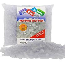 Building Block Bricks SCS Direct 1000 Pc Bulk Set Clear Color Building Block Bricks SCS Direct 1000 Pc Bulk Set Clear Color