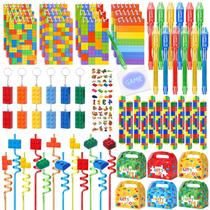 Building Block Party Favors KELENO 76 unidades com tinta invisível Building Block Party Favors KELENO 76 unidades com tinta invisível
