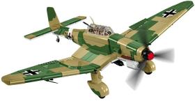 Building Block Toy COBI Historical Collection WWII Junkers JU 87 B-2 Plane com 2 figuras em escala 1:32