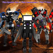 Building Block Toy ICEBRICKS Skibidi Toilet TV Man 398 unidades