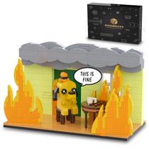 Building Blocks BUILDIFY This is Fine Dog Funny Meme (403 unidades)