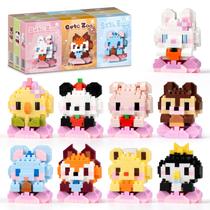 Building Blocks HIGH GODO Animal Party Favors, pacote com 9 Building Blocks HIGH GODO Animal Party Favors, pacote com 9