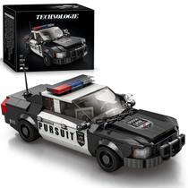 Building Blocks Toy Police Car WVINVW 404 peças com manual