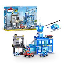 Building Bricks Toy MAX Adventure Police Headquarters 822 unidades
