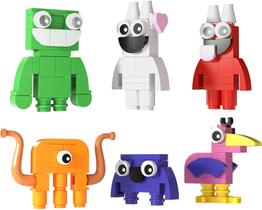 Building Set Toy 6 em 1 Kindergarten, jogo de terror com figuras de ação