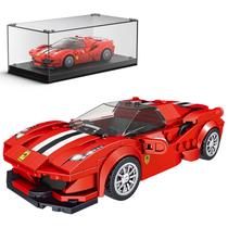Building Toy Mold King F488 GTB Super Car com vitrine Building Toy Mold King F488 GTB Super Car com vitrine
