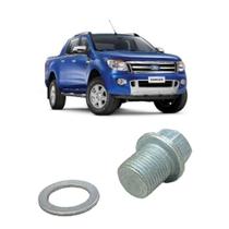 Bujão De Cárter Ford Ranger 2013 4X4 /4X2 + Arruela Alumínio