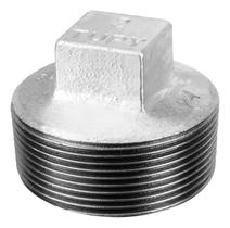 Bujão / Plug Galvanizado 1" BSP C/ 2PÇS