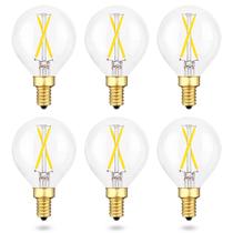 Bulbo de candelabro LED EQ Lighting Daylight E12 2W 5000K, pacote com 6