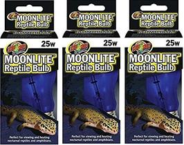 Bulbo de répteis Zoo Med Moonlite 25W para animais noturnos