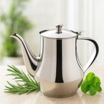 Bule 280ml Inox Leiteira Com Tampa Alça Para Café Chá Leite Bule 280ml Inox Leiteira Com Tampa Alça Para Café Chá Leite