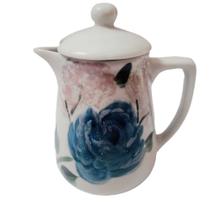 Bule 500 ml porcelana c/ tampa dec artesanal aleatório