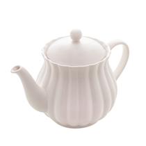 Bule 950ml para chá de porcelana petala branco Matt Wolff - 17848