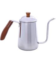 Bule Bico Fino 700ML Inox Cabo Madeira Mimo Styl Bule Bico Fino 700ML Inox Cabo Madeira Mimo Styl