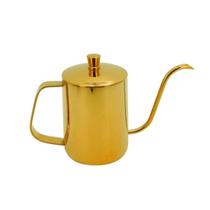 Bule Bico Fino Inox Gold Dourado 500ml 9107 Mimo Style