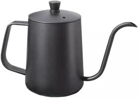 BULE BICO FINO PESCOÇO DE GANSO AÇO INOX MIMO STYLE 600ml PRETO