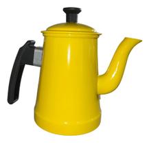 Bule Café E Chá Em Alumínio Vermelho 500ml