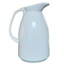 Bule Cafeteira Café, Chá, Leite 1400ml - Estilo garrafa térmica - Porcelana Branca Importada