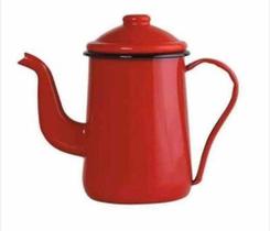 Bule Cafeteira Esmaltad Ewel Bico Long N14 1,5l Vermelho 145 Bule Cafeteira Esmaltad Ewel Bico Long N14 1,5l Vermelho 145