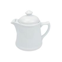 Bule Chá 700ml Modelo Texas Mesa Posta em Porcelana Branca