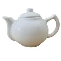 Bule Chaleira 400ml Japonês Café, Chá, Leite - Porcelana Branca