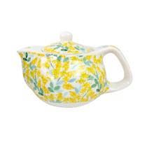 Bule chaleira com infusor cerâmica floral 250 ml Bule chaleira com infusor cerâmica floral 250 ml