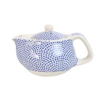 Bule chaleira com infusor cerâmica floral 250 ml