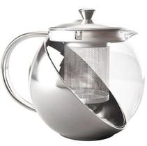 Bule chaleira de vidro infusor para chá e café e vidro e inox 700 ml - AzulAmora Bule chaleira de vidro infusor para chá e café e vidro e inox 700 ml - AzulAmora