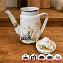 Bule Charm Italy Esmaltado Para Todos Fogões Vintage De 1,2L Bule Charm Italy Esmaltado Para Todos Fogões Vintage De 1,2L