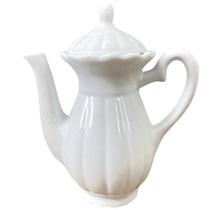 Bule Clássico de Porcelana Branca para Leite e Bebidas - 700ml