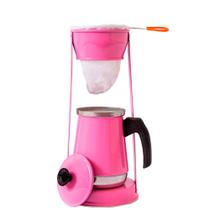 Bule Com Mancebo Coador De Cafe Retro em Alumínio - Colorido