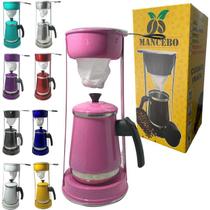 Bule Com Mancebo Suporte 1,2L Coador De Café colorido Retro em Alumínio Mariquinha Cafeteira C Caixa