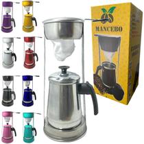 Bule Com Mancebo Suporte 1,2L Coador De Café colorido Retro em Alumínio Mariquinha Cafeteira C Caixa