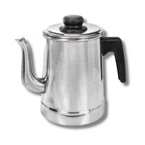 Bule de alumínio para chá e café com 800ml e Alça preta - Sabor da Fazenda - PANAMI Bule de alumínio para chá e café com 800ml e Alça preta - Sabor da Fazenda - PANAMI