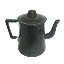 Bule De Café 1 Litro Individual Preto Craqueado Extang Bule De Café 1 Litro Individual Preto Craqueado Extang