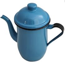 Bule De Café E Chá Em Aço Esmaltado 1,25 Litros Tradicional Bule De Café E Chá Em Aço Esmaltado 1,25 Litros Tradicional