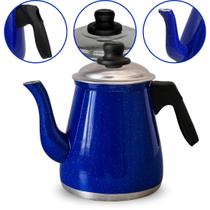 Bule de Café em Alumínio N4 Azul 1,1L Aluminio AMJ Bule de Café em Alumínio N4 Azul 1,1L Aluminio AMJ