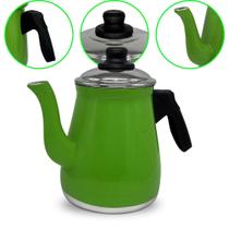 Bule de Café em Alumínio N4 Verde 1,1L Aluminio AMJ Bule de Café em Alumínio N4 Verde 1,1L Aluminio AMJ