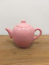 Bule de cerâmica rosê