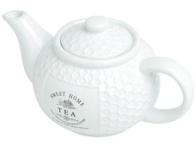 Bule de Chá Esmaltado de Porcelana Branco 1,155L - Bon Gourmet Sweet Home Bule de Chá Esmaltado de Porcelana Branco 1,155L - Bon Gourmet Sweet Home