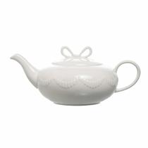 Bule de chá lacet em new bone 1,2l porcelana 12,5cm full fit