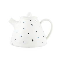 Bule de chá Lenox Blue Bay 900 ml de porcelana lavável na máquina de lavar louça