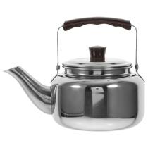 Bule de chá STOBAZA Whistling 1,5 L para fogão em aço inoxidável prateado