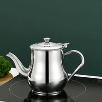 Bule De Inox Para Café Chá Leite Com Alça E Tampa 400ml