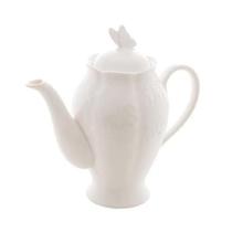 Bule de Porcelana New Bone Butterfly Flower 1L - Lyor Bule de Porcelana New Bone Butterfly Flower 1L - Lyor